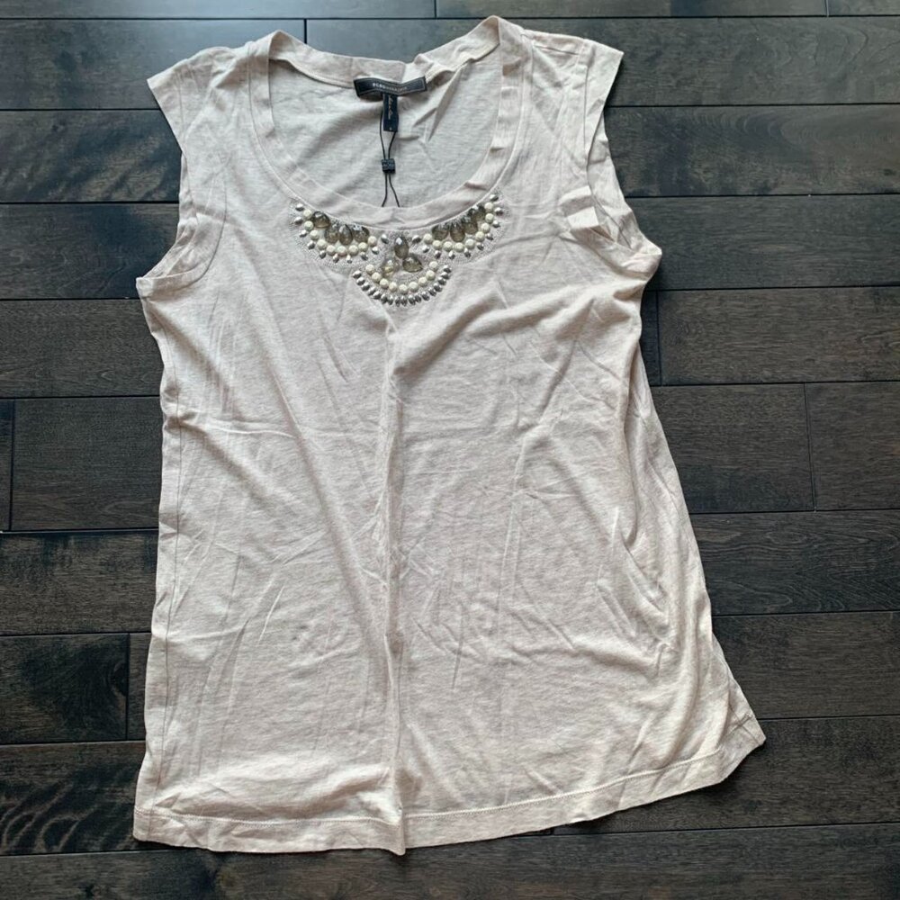 BCBG Maxazria Embellished Tank